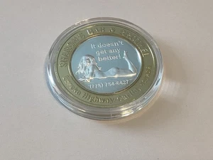 Brothel Silver State, Strike $10 Token .999 Fine Silver Nevada, Sharons Bar - Picture 1 of 4