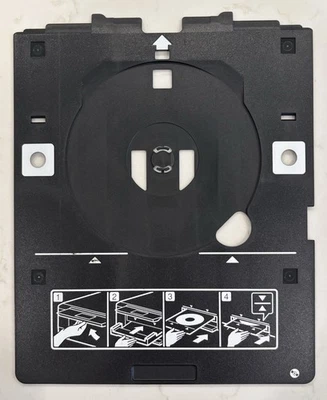 Bandeja de impresión de CD DVD para impresora Epson OEM para XP-7100, XP-7101, XP-970 Foto 1 de 2