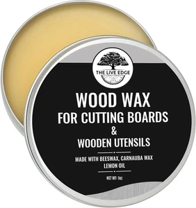 Small Wood Wax for Cutting Boards and Kitchen Utensils 1oz Food Grade... - Picture 1 of 5