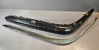 NEU BM BMW 7ER E38 STOßSTANGE ZIERLEISTE VORNE LINKS 8125309 & ABDECKUNG... - Bild 1 von 4