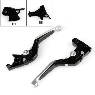 Adjustable Folding Extendable Brake Clutch Levers Fit BMW F800S/R/ST/ GS Silver Foto 1 de 3