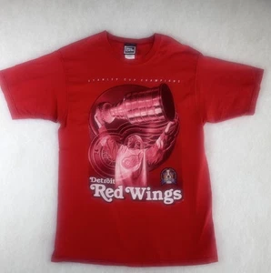 Vintage Pro Player Detroit Red Wings 1998 Stanley Cup Champions T-Shirt Herren M - Bild 1 von 6