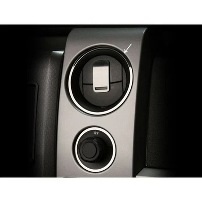 Anéis de acabamento de ventilação dianteiros AC para 2010-2014 Ford F-150 Raptor [aço inoxidável] - Imagem 1 de 4