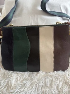 White Stuff Leather Multicoloured Bag - Picture 1 of 4