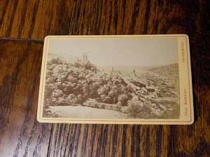 CDV43 Fotografía CDV Antigua Castillo de Heidelberg Alemania Paul Munnich - Imagen 1 de 2