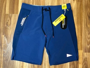 Florence Marine X Board Shorts Uomo 28 Cordura Moderno Surf Costume da Bagno Tasca - Foto 1 di 7