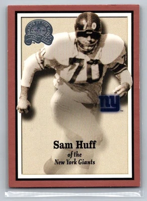 Sam Huff 2000 Fleer Greats of the Game New York Giants #77 - Image 1 of 2