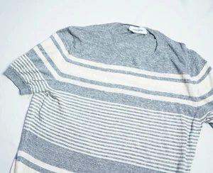 Gran Sosso Linen Cotton Tee T shirt mens Short Sleeve top size 48 M Medium - Picture 1 of 8