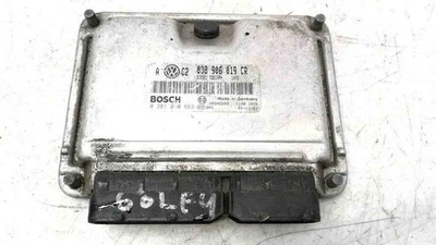 VW BORA Variant 1J6 Engine Control Unit 0281010663 038906019CR 1.90 30410511 - Immagine 1 di 4