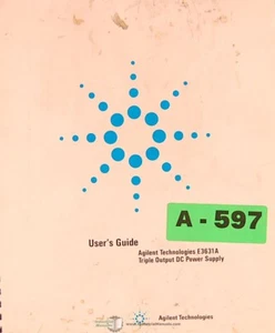 Agilent E3631A manuale alimentazione DC tripla uscita 2000 - Foto 1 di 7