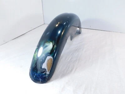 Harley Sportster XL XLH 883 & 1200 Green Fiberglass Front Wheel Cover Fender - Image 1 of 4