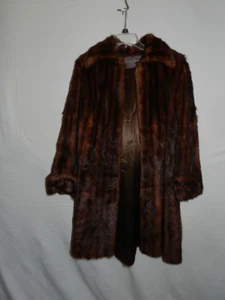 FURS by Green Gary, IN INDIANA Coat Mink size M? Swing - Picture 1 of 5