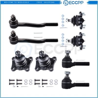 Rótulas superiores inferiores delanteras extremo de la barra de amarre de dirección para Toyota 4Runner 1990-1995 Foto 1 de 4