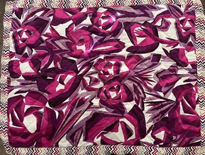 Missoni for Target Passione Floral Zig Zag Crib Quilt Baby Blanket Cubist Bold - Picture 1 of 6