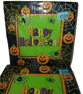 Happy Halloween Napkins. 18 Pk. 12X12 LOT OF 2 - Picture 1 of 4