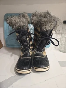 Sorel Winter Boots Womens Size 8 Tofino Mid Calf Black Waterproof, Heavy Snow - Picture 1 of 10