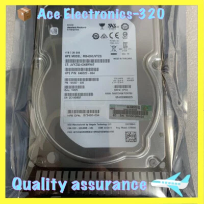 HPE 872487-B21 872745-001 4TB 12G SAS 7.2K 3.5" Gen9 Gen10 HDD Hard Drive NEW - Image 1 of 4