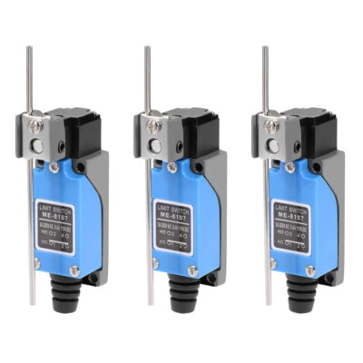 3stk ME-8107 regelbar Stange Hebel Arm Momentan Grenze Schalter 1NC+1NO - Bild 1 von 4