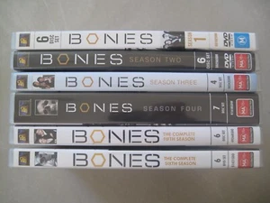 Bones: Season 1, 2, 3, 4, 5 & 6 (35 DVDs), Region 4 PAL - 6 Complete Seasons - Picture 1 of 2