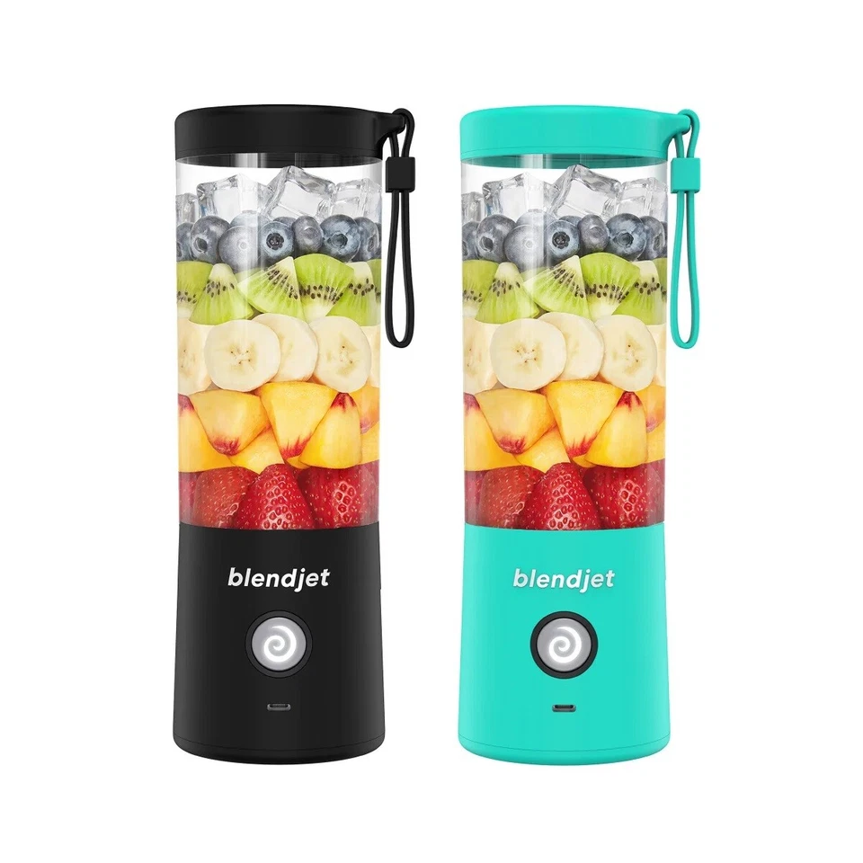 BlendJet 2 Portable Blender, NEW 2024 Edition 41279 Choice of Black or Mint