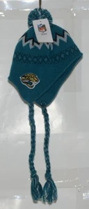 NFL Team Apparel Licensed Jacksonville Jaguars Toddler Teal Winter Cap - Picture 1 of 5