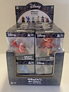 Disney 3” Vinyl Figures Moments Of Songs Complete 6 Figure Set W/ Display - Picture 1 of 15