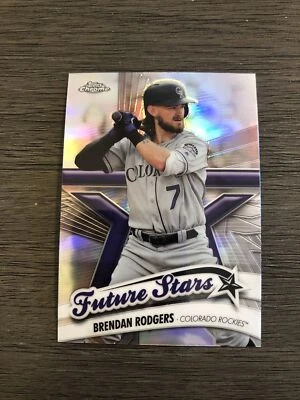 2020 Topps Chrome-Future Stars-Brendan Rodgers #FS-12 - Image 1 of 2