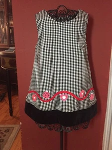 Samara Girls Sz. 3T Ladybug Themed Checkered Hummer Dress EUC! - Picture 1 of 5