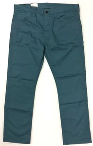 Levi's Men's 513 Slim Straight Line 8 Blue Jeans Casual Twill Pants Teal - Picture 1 of 5