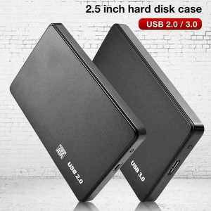USB 3.0 SATA External Hard Drive Case 2.5 Inch Enclosure Caddy HDD SSD Black