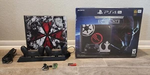 PlayStation 4 Pro Star Wars Battlefront II Limited Edition with 9.0 Firmware - Picture 1 of 16
