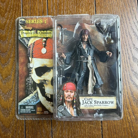 NECA Reel Toys Series 1 Pirates Of The Caribbean Capt Jack Sparrow -NEW & SEALED Cover