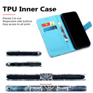 For Samsung Galaxy S25 FE S24 S23 S22 S8 Magnetic Leather Flip Card Wallet Case - Picture 1 of 52