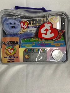 TY Beanie Baby - CLUBBY 2 the Bear (con juego completo de platino) - MWMT's - Imagen 1 de 6
