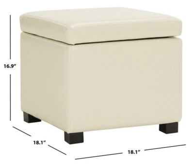 Safavieh JONATHAN OTTOMAN, сниженная цена 2172756304 HUD4007D - Изображение 1 из 4