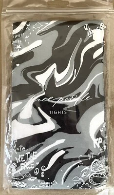 NUEVAS MEDIAS MUJER FREE PEOPLE TIME WARP NEGRAS GRISES BLANCAS REMOLINO TALLA ÚNICA Foto 1 de 4