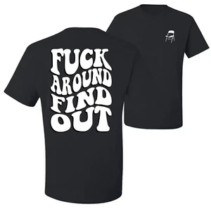 Camiseta gráfica para hombre F*ck Around and Find Out Alabama Boat Brawl Groovy Font - Imagen 1 de 20