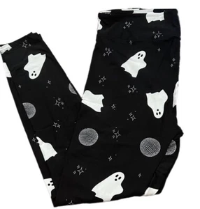L/XL Lularoe Kids Leggings 2023 Halloween Witchful Thinking Ghost Star Full Moon - Picture 1 of 3