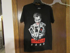 Camiseta DC Comics The Joker Deadman's Hand Logotipo S-L Batman - Imagen 1 de 2