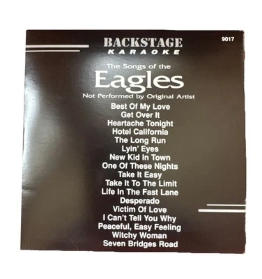 Backstage Karaoke: The Songs Of The Eagles, 9017, FAST SHIPPING! - Image 1 of 3