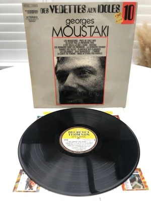 GEORGES MOUSTAKI -DES VEDETTES AUX IOOLES- VINYL LP RECORD - Image 1 of 4