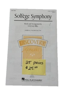 “Solfège Symphony” By Cristi Cary Miller 2 Pt. Piece For Elementary Choirs - Picture 1 of 1