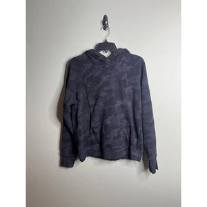 Lululemon black Grey camo scuba hoodie size 8  - Picture 1 of 4