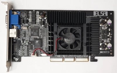 ELSA Gladiac 920 AGP Grafikkarte (nvidia GeForce3, 64MB, TV out, retro, 2001) - Bild 1 von 4