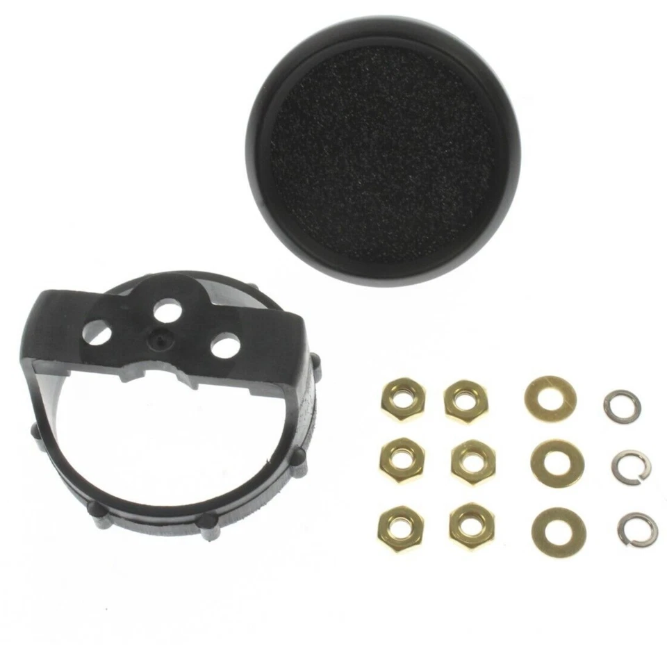 Faria Euro Black 2" Blank Gauge Fill, 678-12861 - Image 1 of 4