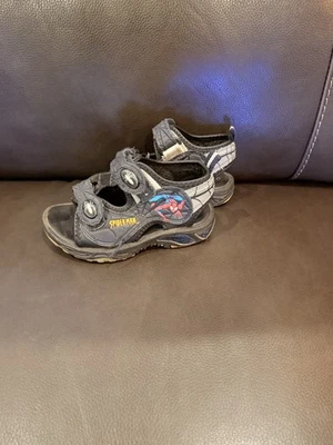 Boys Open-Toe Sandals Marvel Spider-Man Hook&Loop Closure Toddler Size 11 - Image 1 of 4