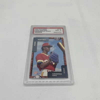 1992 Fleer ProCards Albuquerque Dukes Pedro Martinez #716 RARE PSA 9 (only 41 ↑) - Image 1 of 4