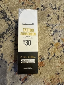 Tattoo Sonnencreme Lotion LSF 30: Natürliche mineralische Sonnencreme für empfindliche Haut - Bild 1 von 5