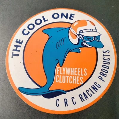 The Cool One CRC Racing Products Sticker RARE 3" Round Vinyl Vintage Design - Image 1 of 3