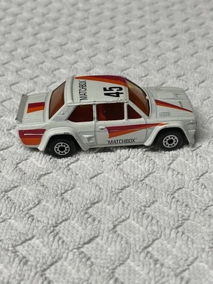 Matchbox Lesney Superfast 74 Fiat Abarth in white "Matchbox 45" VG  - Image 1 of 4